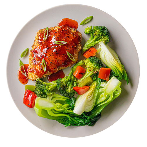 Sweet & Sour Breaded Chicken Low Carb (Wed)
