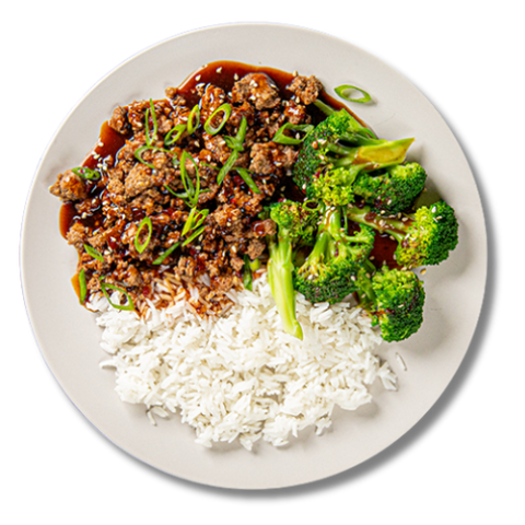 “Beef” & Broccoli Plant Based