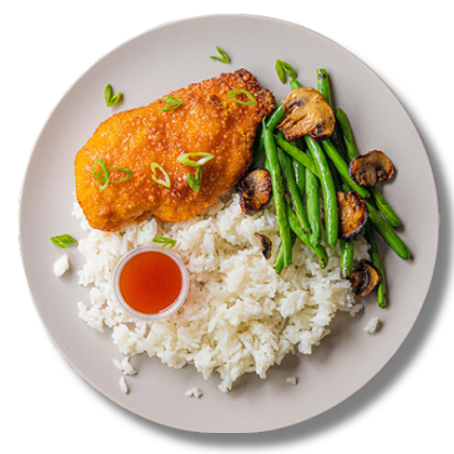 Breaded Hot Honey Chicken Balanced