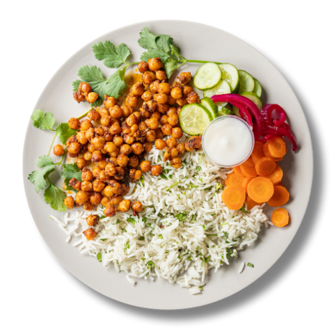 Tandoori Chickpeas Plant Based