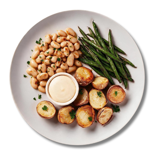 Creamy Caesar White Beans Vegetarian