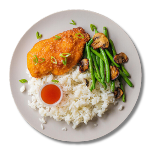 Breaded Hot Honey Chicken Balanced