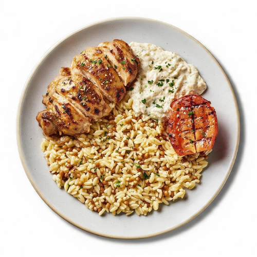 Lemon Zaatar Chicken Thighs Balanced