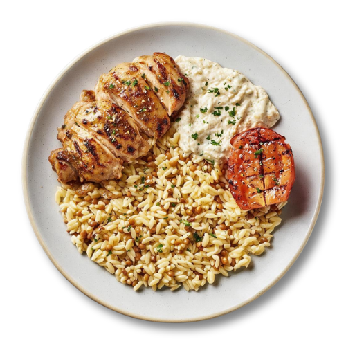 Lemon Zaatar Chicken Thighs Balanced