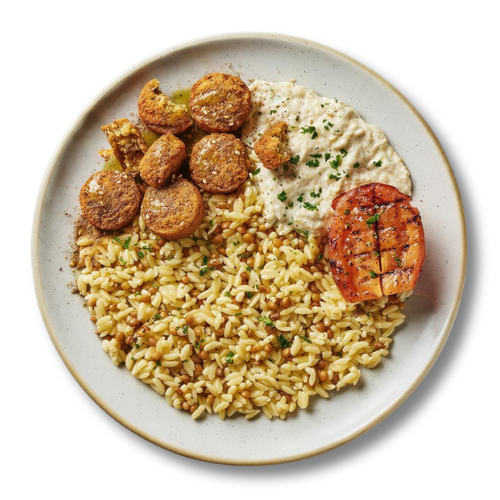 Lemon Zaatar Falafels Plant Based