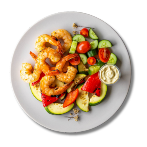 Mediterranean Shrimp Low Carb