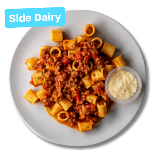 Pasta Bolognese (Side Parmesan) Balanced