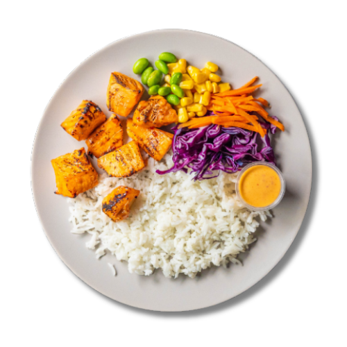 Salmon Poke Balanced