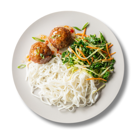 Sweet Chilli Meatballs Plant Based