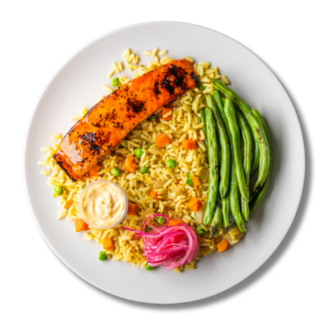 Blackened Salmon Balanced