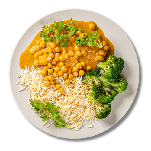 Butter Curry Chickpeas Plant Based
