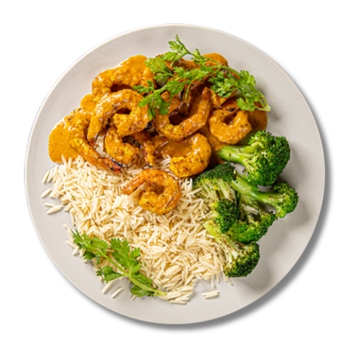 Butter Curry Shrimp Balanced