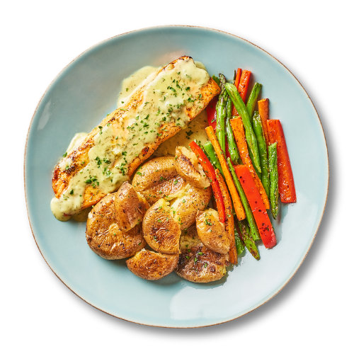 Herbed Butter Salmon Balanced