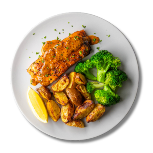 Honey Mustard Salmon Balanced