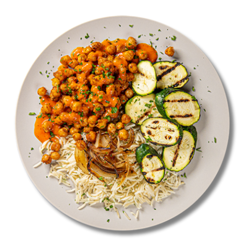 Peri Peri Chickpeas Vegetarian