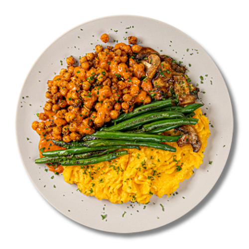 Creamy Tuscan Chickpeas Plant Based